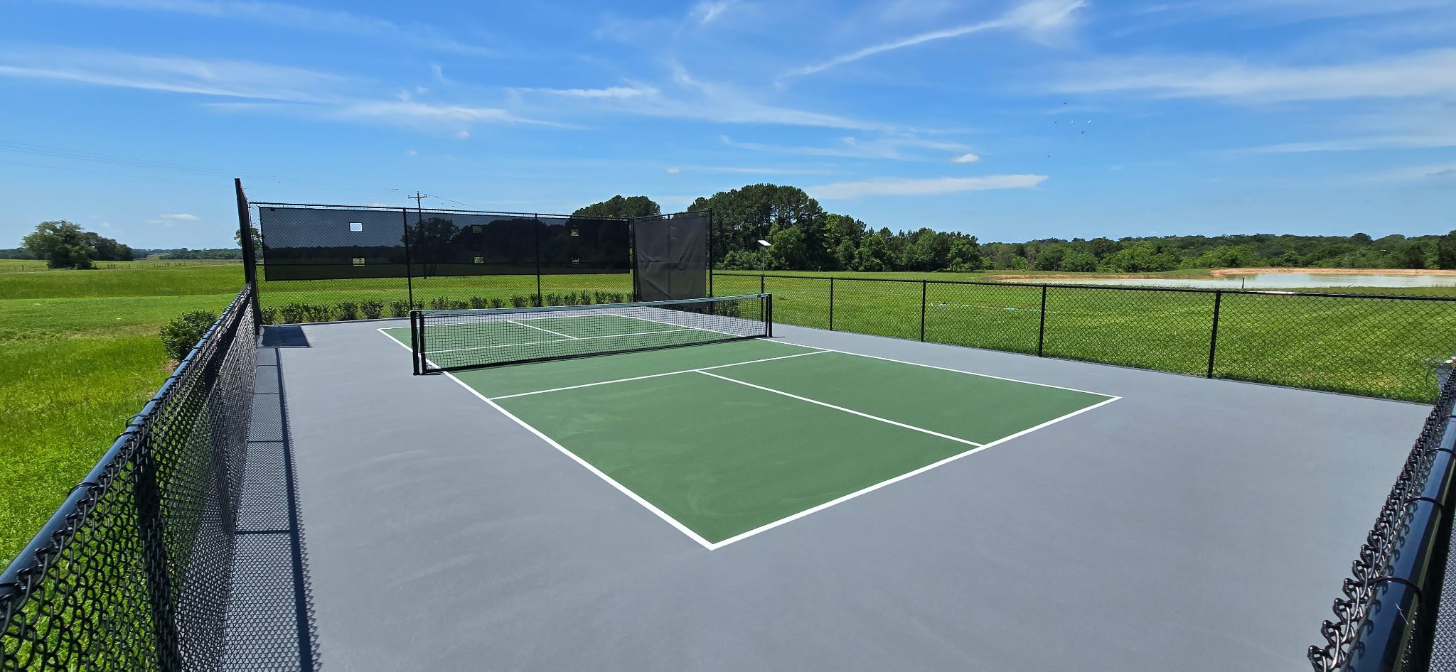 Official pickleball court dimensions and markings